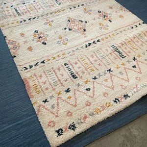 5 'x 7' 5x7 'ivory Bohemian plush carpet